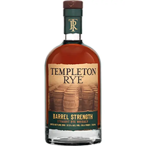 Templeton Barrel Strength Rye Whiskey 750ml