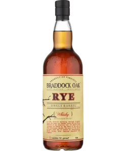 Braddock Oak Single Barrel Rye 750ml